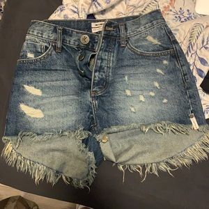 One Teaspoon Denim Shorts